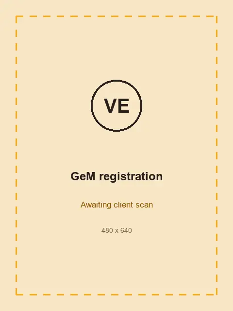 GeM registration certificate
