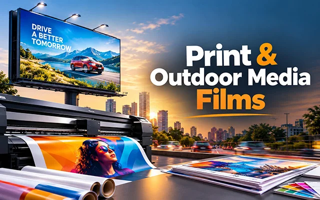 Sample print and outdoor design